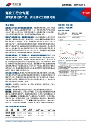 煤化工行业专题：煤炭资源优势凸显，西北煤化工前景可期