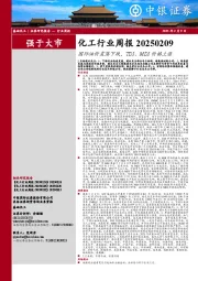 化工行业周报：国际油价震荡下跌，TDI、MDI价格上涨