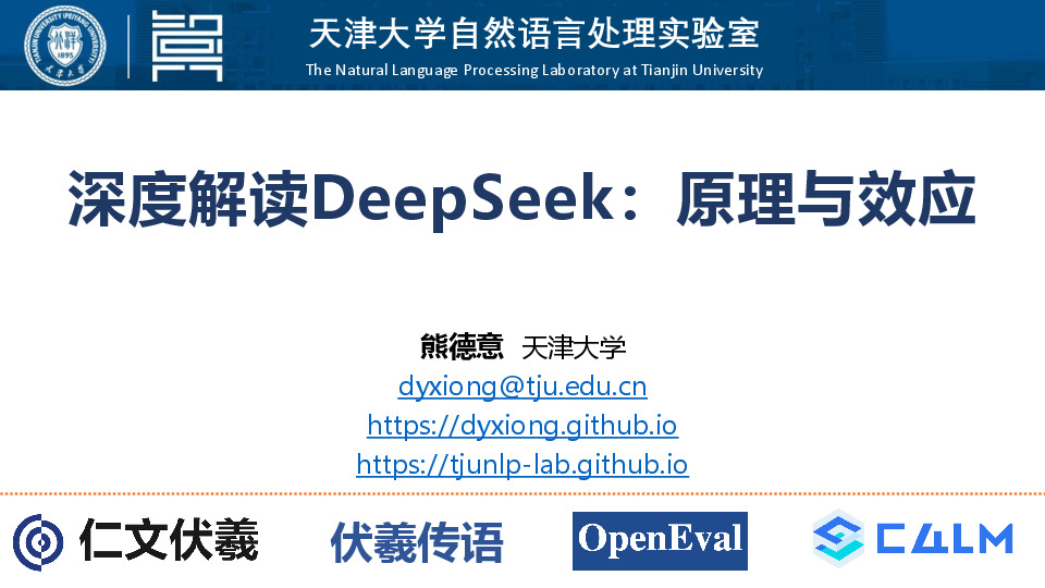 深度解读DeepSeek：原理与效应