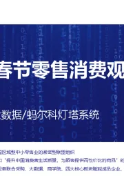 蚂尔科大数据/蚂尔科灯塔系统：2025年春节零售消费观察