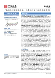 轻工纺服行业周报：节后纸企频发涨价函，旺季临近文化纸或率先复苏