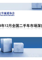 2024年12月全国二手车市场深度分析