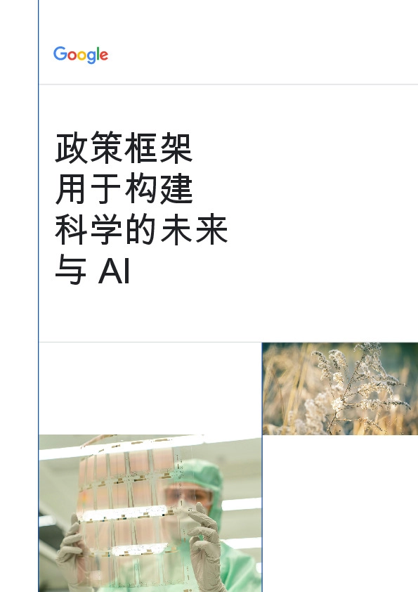 政策框架用于构建科学的未来与AI