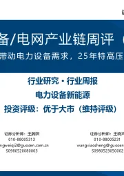 IDC电力设备/电网产业链周评(2月第3周):算力基建热潮带动电力设备需求,25年特高压有望加速发展