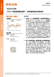 石油石化行业周报：OPEC+考虑继续推迟增产，供应端的扰动支撑油价