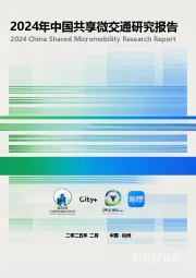 交通行业：2024年中国共享微交通研究报告