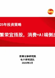 电子行业2025年投资策略：复苏转繁荣宜捂股，消费+AI端侧应重视