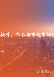地产行业周报:板块关注度有所提升,节后楼市超市场预期
