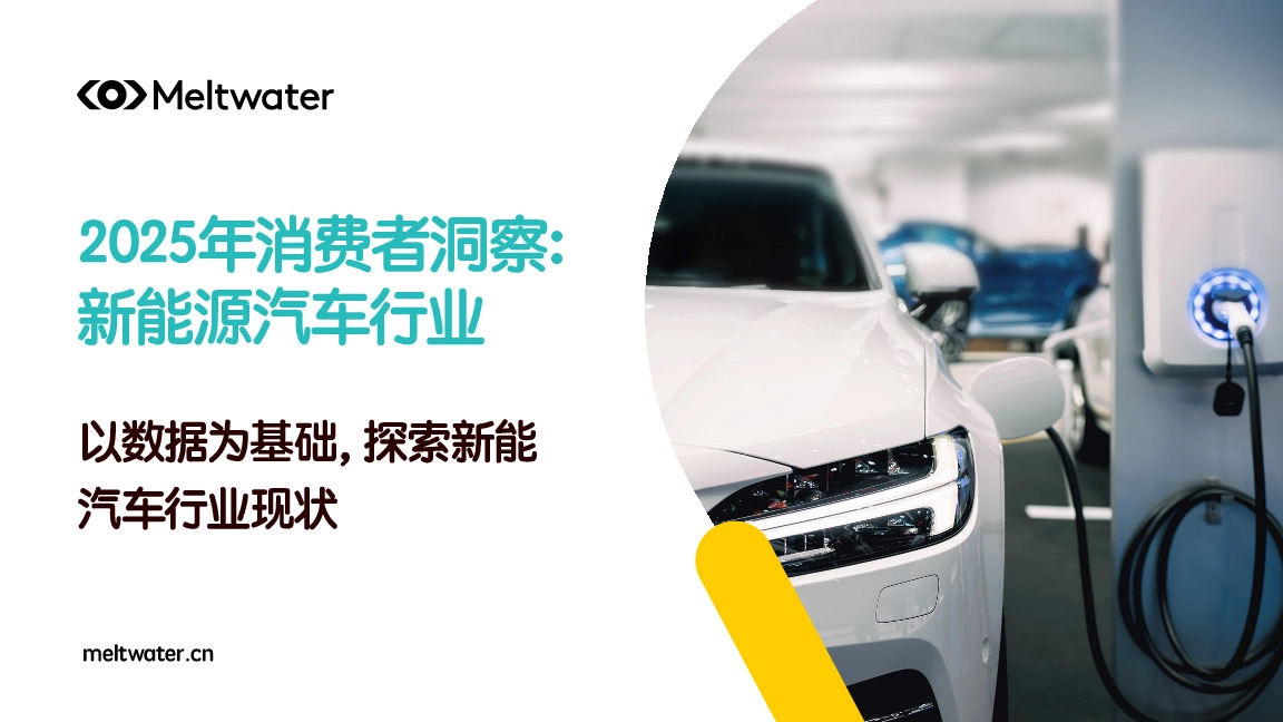 2025年消费者洞察：新能源汽车行业-以数据为基础，探索新能汽车行业现状