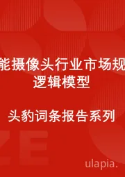 中国智能摄像头行业市场规模测算逻辑模型 头豹词条报告系列