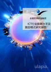 ICT行业薪酬水平及激励模式研究报告