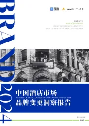 中国酒店市场品牌变更洞察报告