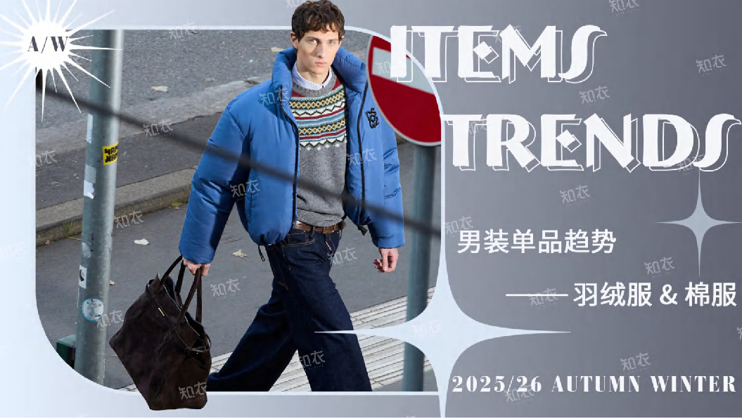 羽绒服&棉服：男装单品趋势