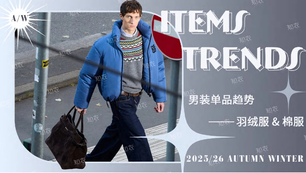 羽绒服&棉服：男装单品趋势