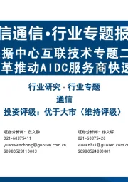 通信：数据中心互联技术专题二：AI变革推动AIDC服务商快速发展