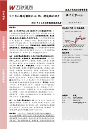 2025年1-2月社零数据跟踪报告:1-2月社零总额同比+4.0%,增速环比回升