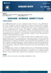 能源金属行业研究：钴价蓄势待发，期待锂价下行负反馈