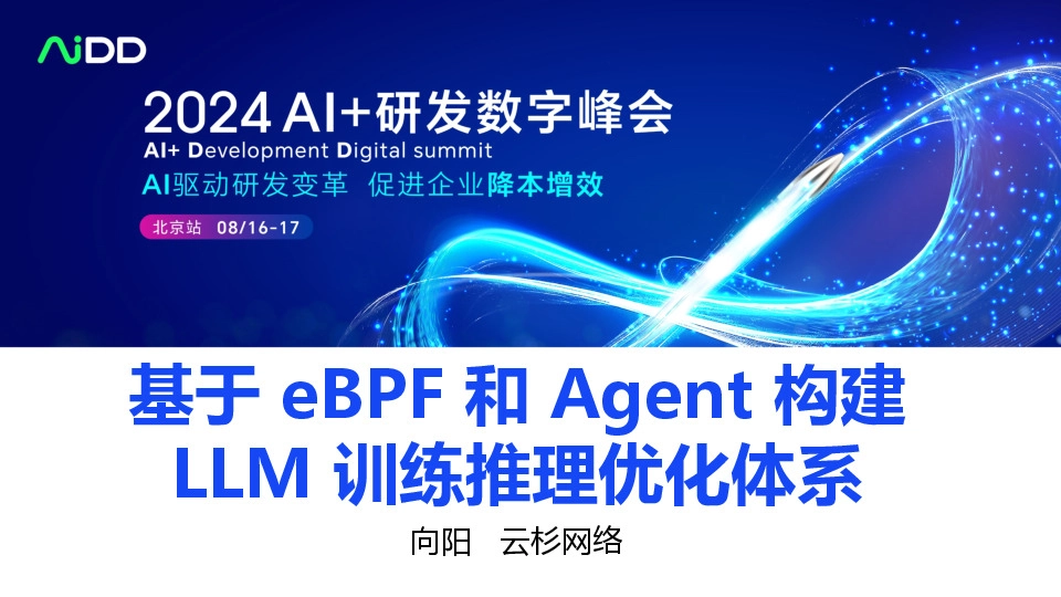 基于eBPF和Agent构建LLM训练推理优化体系