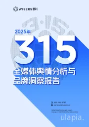 2025年315全媒体舆情分析与品牌洞察报告