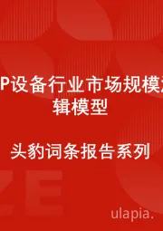 中国CMP设备行业市场规模测算逻辑模型 头豹词条报告系列
