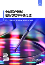 全球医疗器械:创新与效率平衡之道