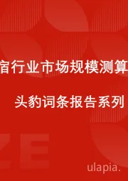 中国民宿行业市场规模测算逻辑模型 头豹词条报告系列