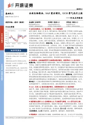 基础化工行业点评报告:全球生物柴油、SAF需求增长,UCO景气先行上涨