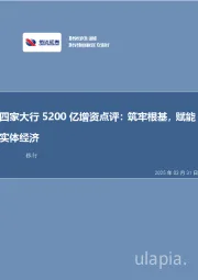 四家大行5200亿增资点评：筑牢根基，赋能实体经济