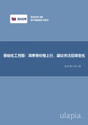 基础化工月报:溴素等价格上行,建议关注后续变化