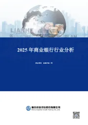 2025年商业银行行业分析