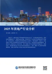 2025年房地产行业分析