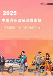 2025中国汽车改装消费市场：改装圈层代际人群洞察报告