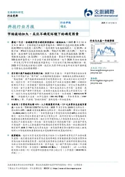 科技行业月报:市场波动加大,关注不确定环境下的确定因素