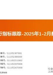 化工行业运行指标跟踪-2025年1-2月数据