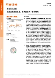 石油石化行业周报：美国关税政策反复，基本面偏弱下油价续跌