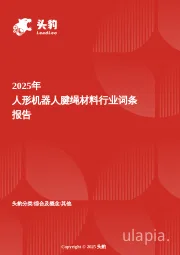 企业竞争图谱：2025年人形机器人腱绳材料 头豹词条报告系列