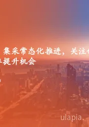 医疗器械专题:集采常态化推进,关注创新赛道的国产化率提升机会