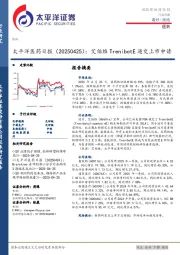 医药日报：艾伯维TrenibotE递交上市申请