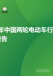 2025年中国两轮电动车行业研究报告