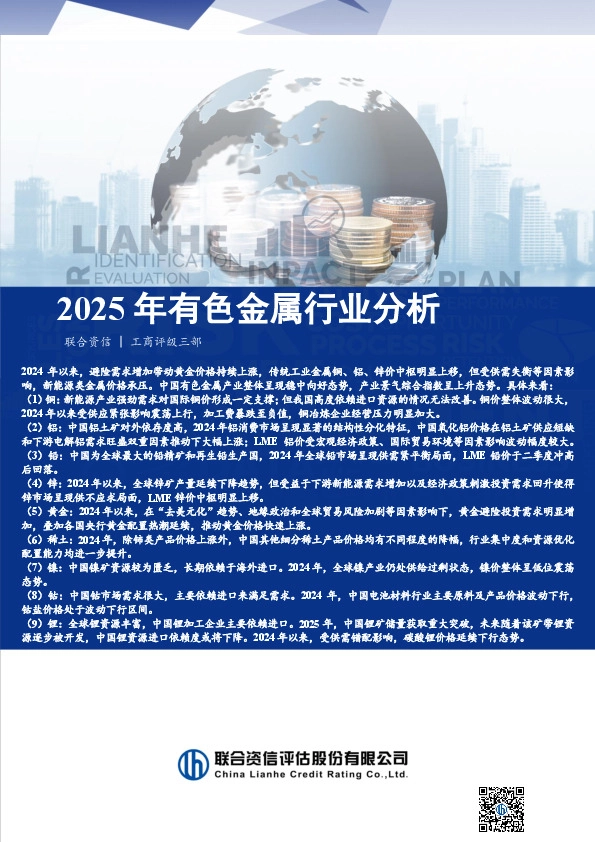 2025年有色金属行业分析