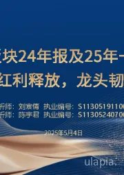 大众品板块24年报及25年一季报总结：新品红利释放，龙头韧性增长
