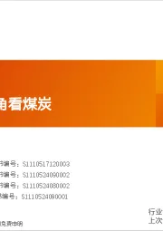 煤炭行业深度研究：全球能源视角看煤炭