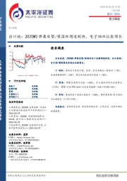 轻工制造行业日报:出口链:2025M3弹簧床垫/保温杯增速较快,电子烟双位数增长
