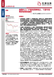 电子行业周报：晶圆代工厂产能利用率高企，下游市场需求结构性复苏