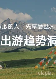 出游趋势洞察报告：「勇敢的人，先享受世界」