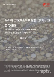 2025年全球黄金消费洞察：变局、趋势与机遇（精华版）