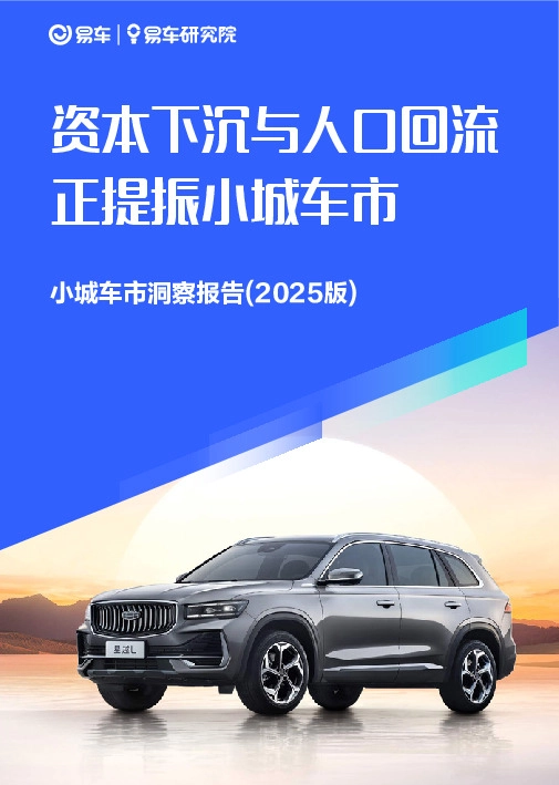 小城车市洞察报告（2025版）：资本下沉与人口回流正提振小城车市
