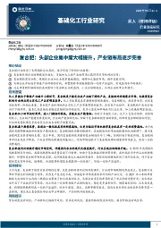 基础化工行业研究：复合肥：头部企业集中度大幅提升，产业链布局逐步完善