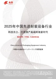 2025年中国先进封装设备行业：科技自立，打造国产高端封装新时代