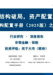 中国机构配置手册(2025版)之保险资管篇:产品结构破局,资产配置渐变